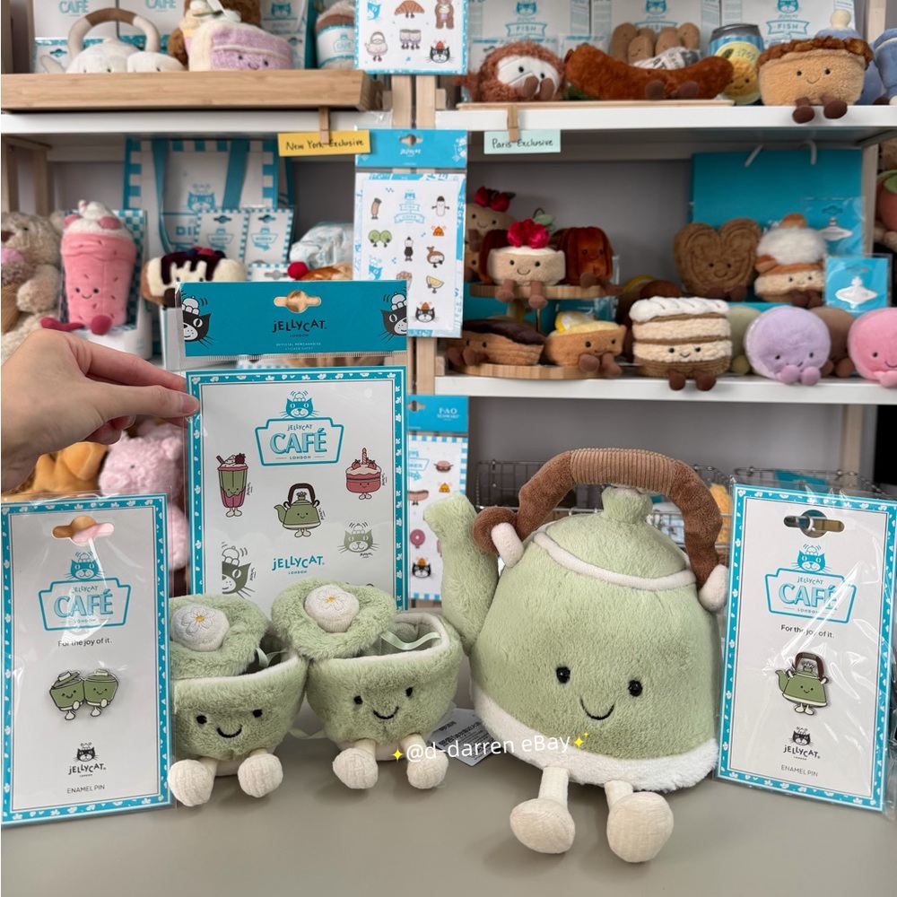 Jellycat Shanghai Exclusive Teapot Teacup set. Brand new with tag